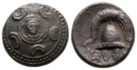 Kings of Macedon. Uncertain mint in Western Asia Minor. Philip III Arrhidaeus 323-317 BC. Bronze Æ