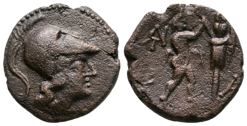 Kings of Macedon. Uncertain mint. Antigonos II Gonatas 277-239 BC. 
Bronze Æ
...