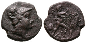 Kings of Macedon. Uncertain mint. Antigonos II Gonatas 277-239 BC. Bronze Æ