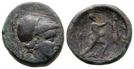Kings of Macedon. Uncertain mint. Antigonos II Gonatas 277-239 BC. Bronze Æ