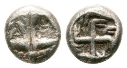 Thrace. Apollonia Pontica circa 540-530 BC. Hemiobol AR