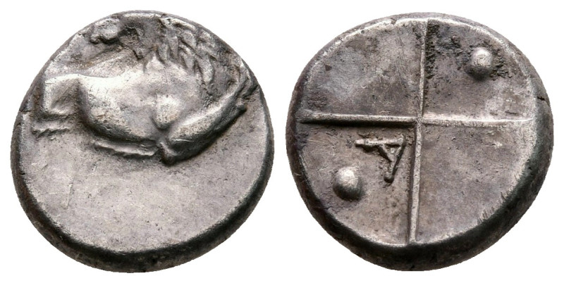 The Thracian Chersonese. Chersonesos circa 386-338 BC. 
Hemidrachm AR

13 mm,...