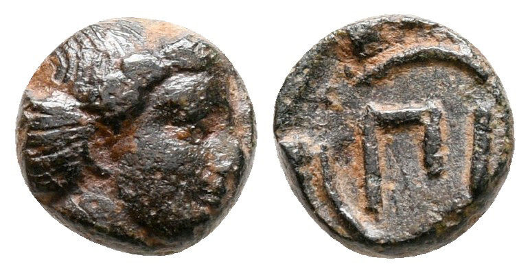 Asia Minor. Uncertain mint circa 400-300 BC. 
Bronze Æ

8 mm, 0,73 g



v...