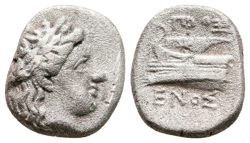 Bithynia. Kios circa 350-300 BC. 
Hemidrachm AR

13 mm, 2,18 g



nearly ...