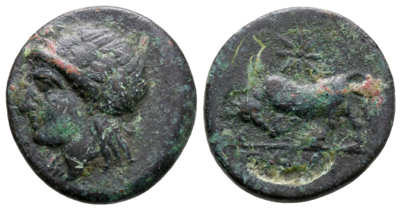 Mysia. Gambrion circa 400-300 BC. 
Bronze Æ

17 mm, 3,12 g



nearly very...