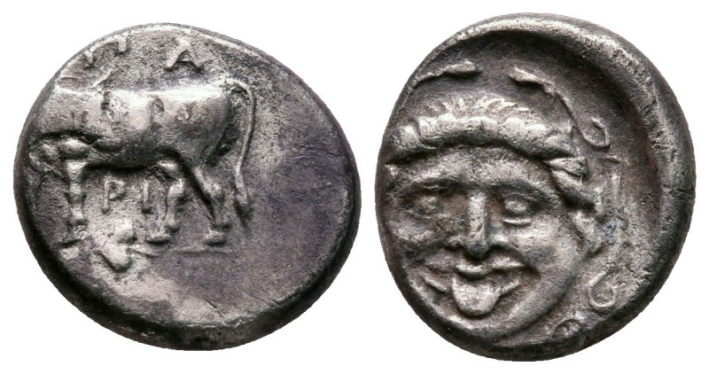 Mysia. Parion circa 400-300 BC. 
Hemidrachm AR

13 mm, 2,32 g



very fin...