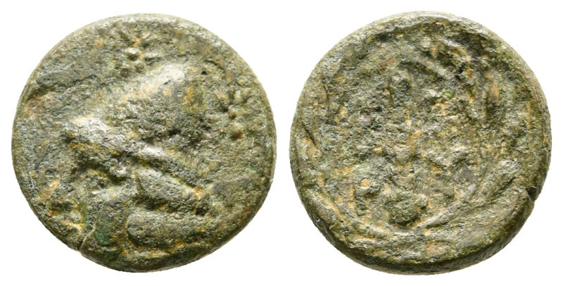 Troas. Birytis circa 400-200 BC. 
Bronze Æ

11 mm, 1,13 g



nearly very ...