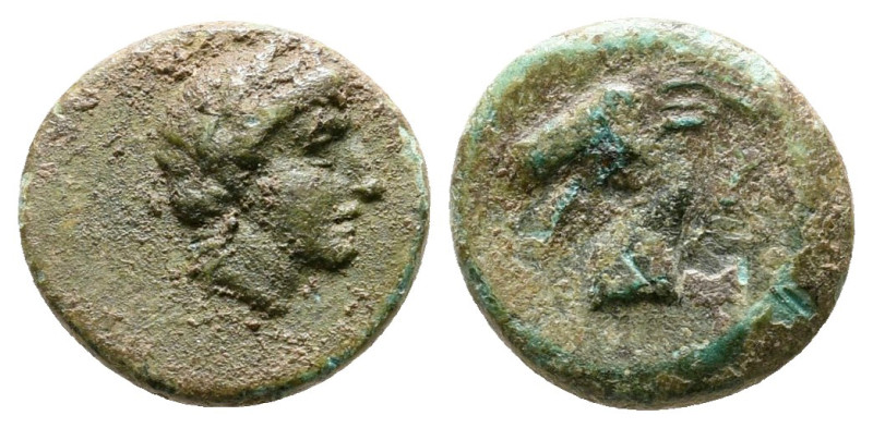 Aiolis. Aigai circa 250-200 BC. 
Bronze Æ

11 mm, 0,84 g



very fine