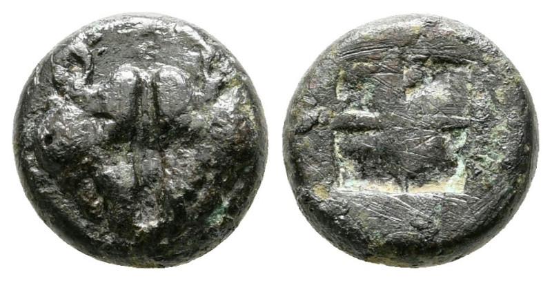 Lesbos. Unattributed Koinon mint circa 550-480 BC. 
BI 1/12 Stater

10 mm, 1,...