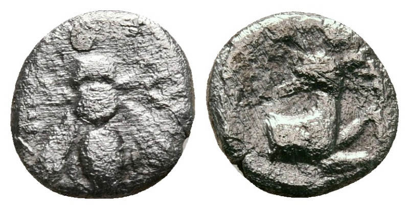 Ionia. Ephesos circa 390-380 BC. 
Obol AR

9 mm, 0,71 g



fine