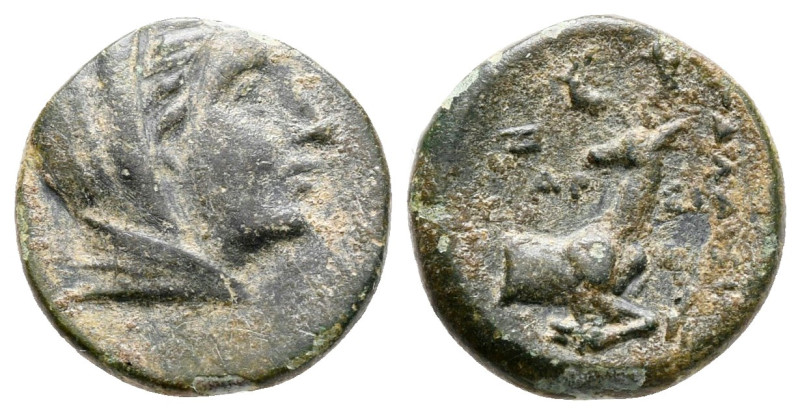 Ionia. Ephesos (as Arsinoeia) circa 290-281 BC. 
Bronze Æ

13 mm, 1,89 g

...