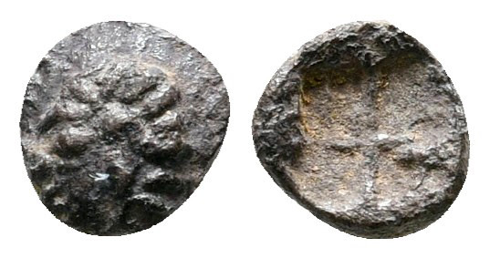 Ionia. Kolophon circa 530-500 BC. 
Tetartemorion AR

5 mm, 0,15 g



very...