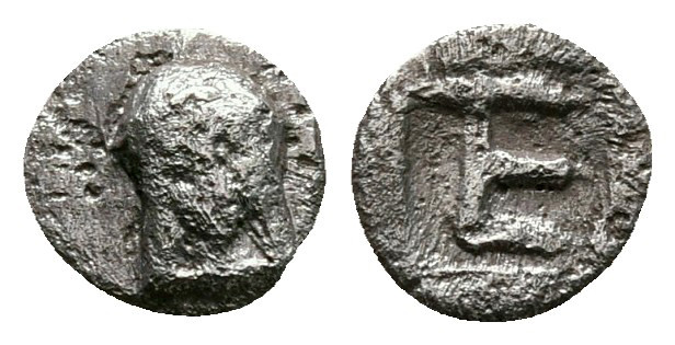 Ionia. Kolophon circa 500-450 BC. 
Tetartemorion AR

6 mm, 0,24 g



near...