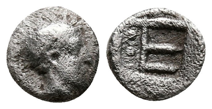 Ionia. Kolophon circa 450-410 BC. 
Tetartemorion AR

7 mm, 0,33 g



very...