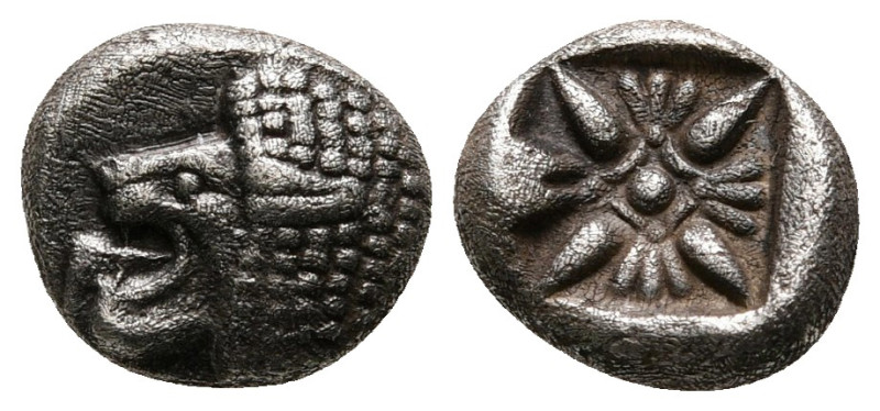 Ionia. Miletos circa 525-475 BC. 
Diobol AR

10 mm, 1,12 g



very fine