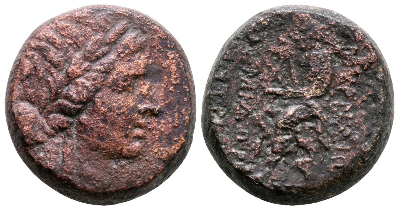 Ionia. Smyrna circa 150-70 BC. 
Bronze Æ

20 mm, 9,41 g



very fine