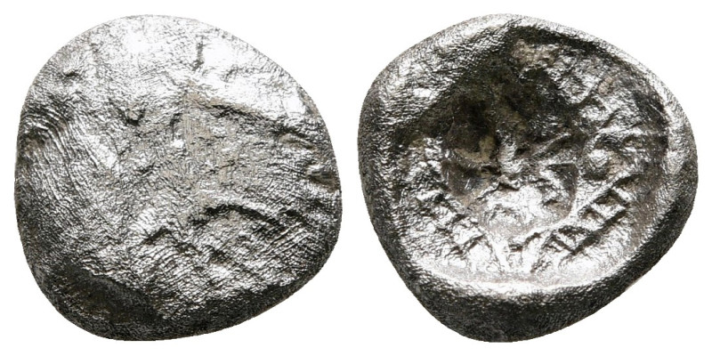 Caria. Kindya circa 510-480 BC. 
Tetrobol AR

12 mm, 1,48 g



fine