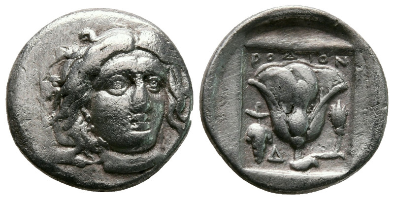 Islands off Caria. Rhodos circa 340-316 BC. 
Drachm AR

17 mm, 3,34 g



...