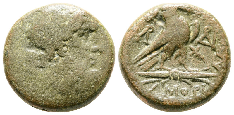 Phrygia. Amorion circa 200-0 BC. 
Bronze Æ

19 mm, 7,26 g



fine