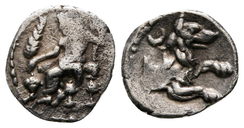 Lycaonia. Laranda circa 324-323 BC. 
Obol AR

10 mm, 0,42 g



very fine