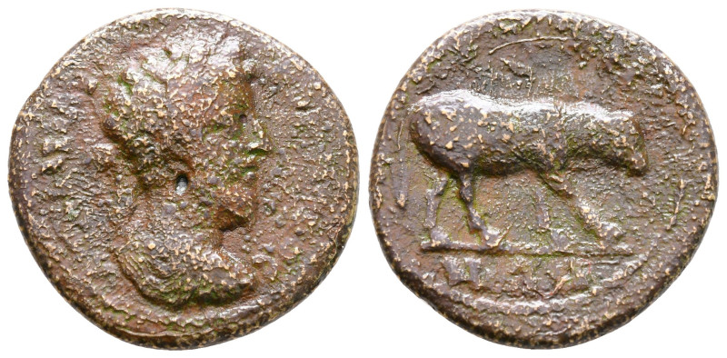 Mysia. Kyzikos. Marcus Aurelius AD 161-180. 
Bronze Æ

22 mm, 5,28 g



n...