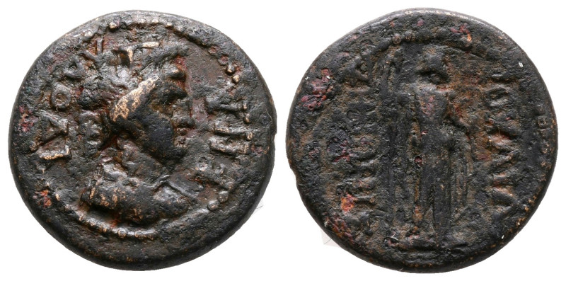 Phrygia. Laodikeia ad Lycum. Pseudo-autonomous issue AD 54-68. 
Bronze Æ

17 ...