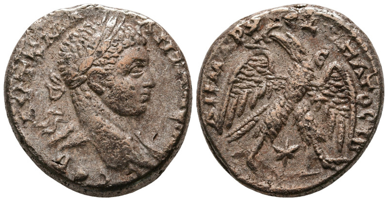 Seleucis and Pieria. Antioch. Elagabal AD 218-222. 
Billon-Tetradrachm

26 mm...