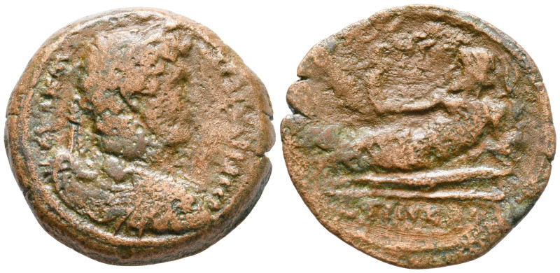 Egypt. Alexandria. Hadrian AD 117-138. 
Drachm Æ

35 mm, 19,43 g



nearl...