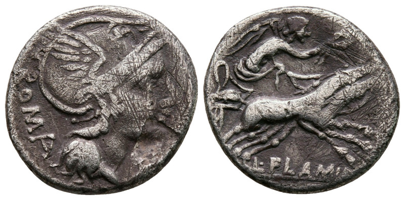 L. Flaminius Chilo 109-108 BC. Rome
Denarius AR

19 mm, 3,73 g



nearly ...