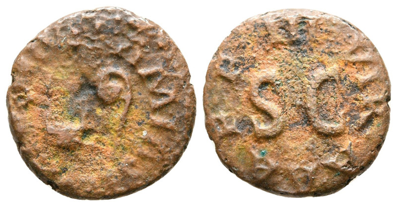 Augustus 27 BC-AD 14. Rome
Quadrans Æ

15 mm, 2,41 g



fine