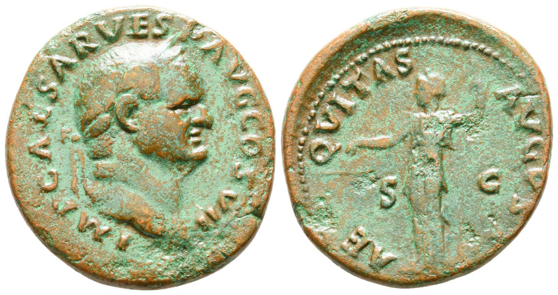 Vespasian AD 69-79. Rome
As Æ

28 mm, 9,83 g



very fine