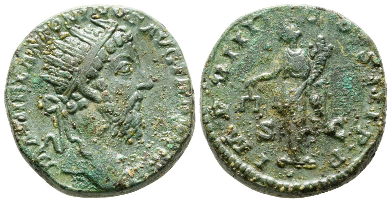 Marcus Aurelius AD 161-180. Rome
Dupondius Æ

24 mm, 12,18 g



very fine...