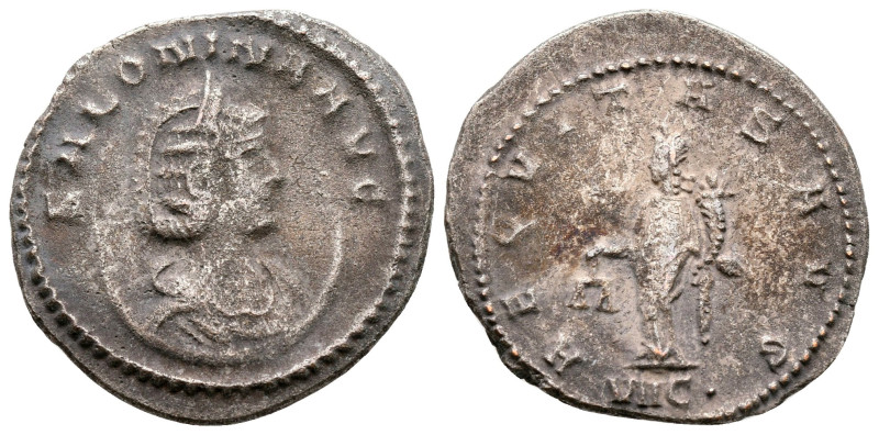 Salonina AD 254-268. Antioch
Billon Antoninianus

22 mm, 3,58 g



nearly...