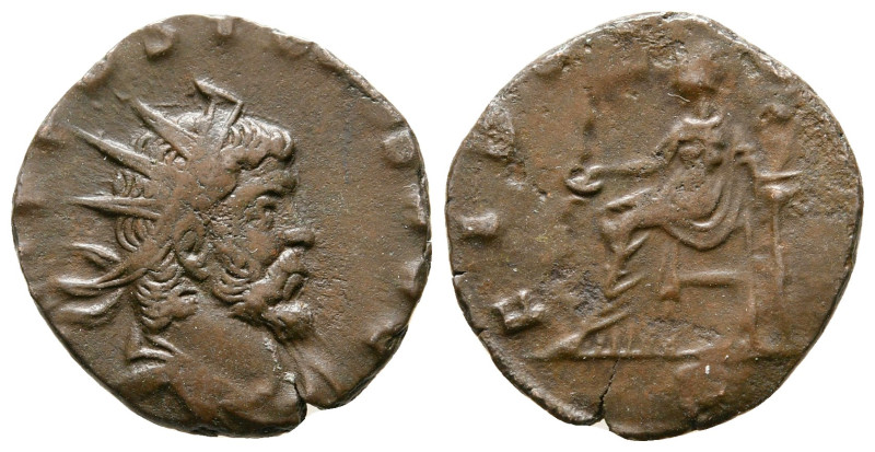 Postumus, Usurper in Gaul AD 260-269. Mediolanum
Antoninianus Æ

18 mm, 2,27 ...