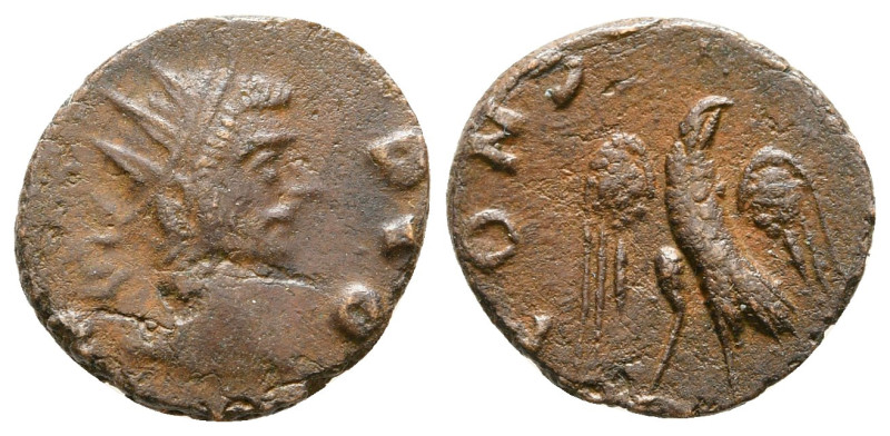 Divus Claudius II (Gothicus) AD 270. Rome
Antoninianus Æ

14 mm, 1,16 g


...