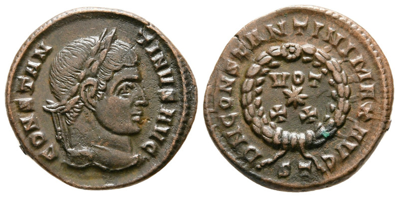 Constantine I the Great AD 306-337. Ticinum
Follis Æ

19 mm, 2,93 g



ve...