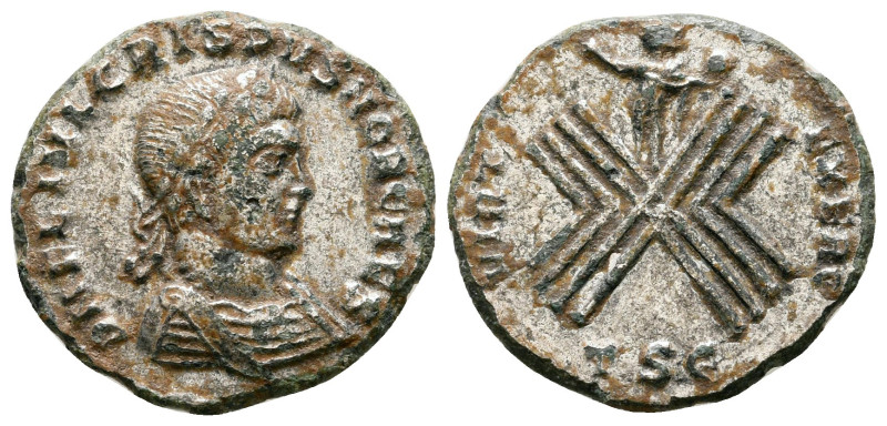 Crispus, as Caesar AD 316-326. Thessaloniki
Follis Æ

18 mm, 2,07 g



ve...