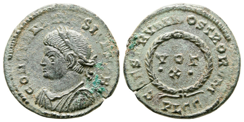 Constantius II, as Caesar AD 337-347. Lugdunum
Follis Æ

18 mm, 2,75 g


...