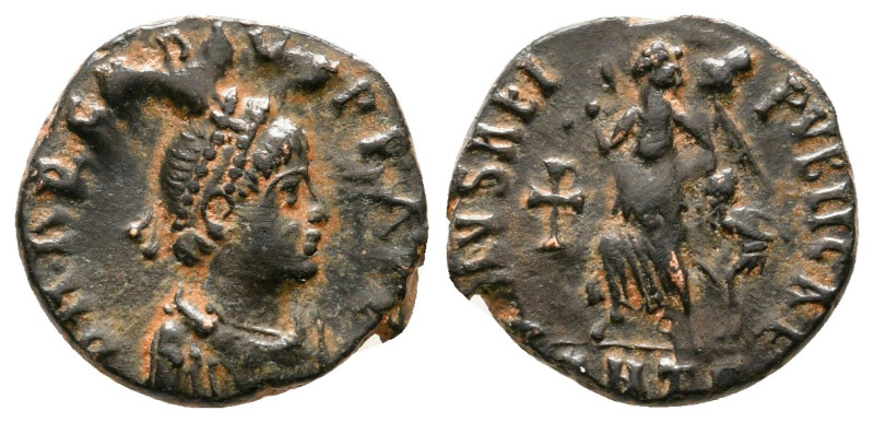 Arcadius AD 383-408. Antioch
Follis Æ

12 mm, 11,17 g



very fine