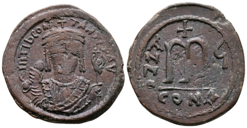 Tiberius II Constantine AD 578-582. Constantinople
Follis or 40 Nummi Æ

32 m...