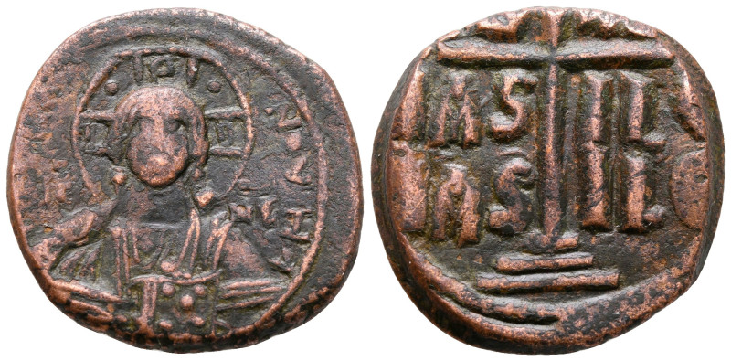 Romanus III Argyrus AD 1028-1034. Constantinople
Anonymous Follis Æ

29 mm, 1...