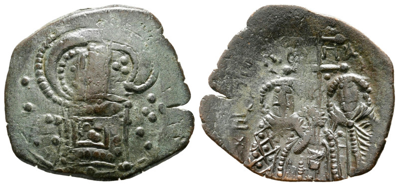 Michael VIII Palaeologus AD 1261-1282. Constantinople
Trachy Æ

23 mm, 1,62 g...