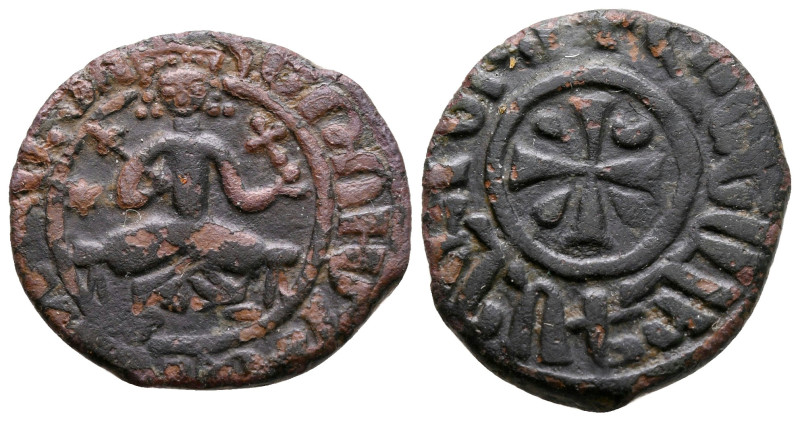 Cilician Armenia. Hetoum I AD 1226-1270. 
Kardez Æ

22 mm, 4,01 g



very...