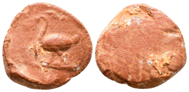 Greek. Clay tessera

19 mm, 1,80 g

very fine