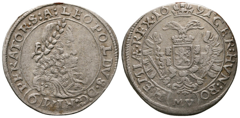 Austria. Leopold I of Habsburg AD 1657-1705.
6 Kreuzer AR

26 mm, 3,19 g

...