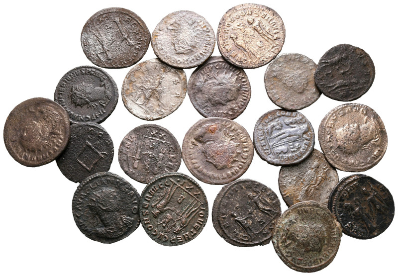 Lot of ca. 20 roman coins / SOLD AS SEEN, NO RETURN! 

nearly very fine