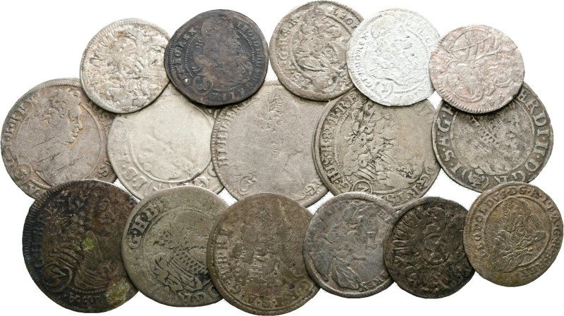 Holy Roman Empire, Austria, lot of 16 coins (silver), XVII-XVIII Century / SOLD ...