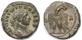 Römische Münzen, MÜNZEN DER RÖMISCHEN KAISERZEIT. Ägypten als römische Provinz. Alexandria. Probus (276-282 n. Chr). Tetradrachme Jahr 4 (=278/279 n. ...