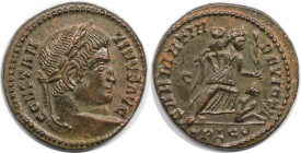 Römische Münzen, MÜNZEN DER RÖMISCHEN KAISERZEIT. Constantinus I. (307-337 n. Chr). Ae 3, 323-324 n. Chr., Lugdunum. (3.52 g. 18.5 mm) Vs.: CONSTANTIN...