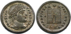 Römische Münzen, MÜNZEN DER RÖMISCHEN KAISERZEIT. Constantinus I. (307-337 n. Chr). Follis 324-325 n. Chr., Cyzicus. (3.45 g. 19 mm) Vs.: CONSTANTINVS...